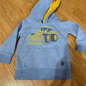 John Deere Kids Hoodie in Blue with Yellow Design